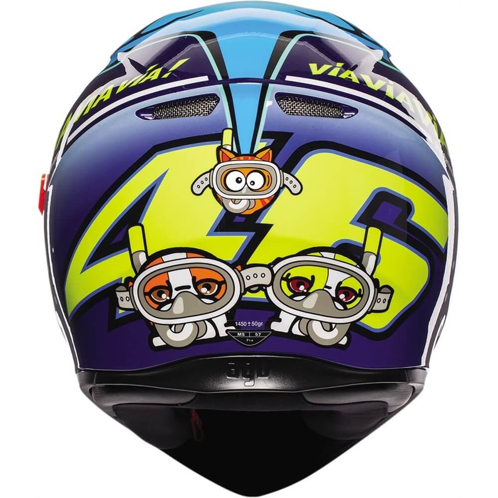 agv k3 misano AGV K-3 SV Misano Full Face Helmet – Motorangutan