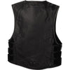 Icon Regulator D3O Stripped Leather Vest