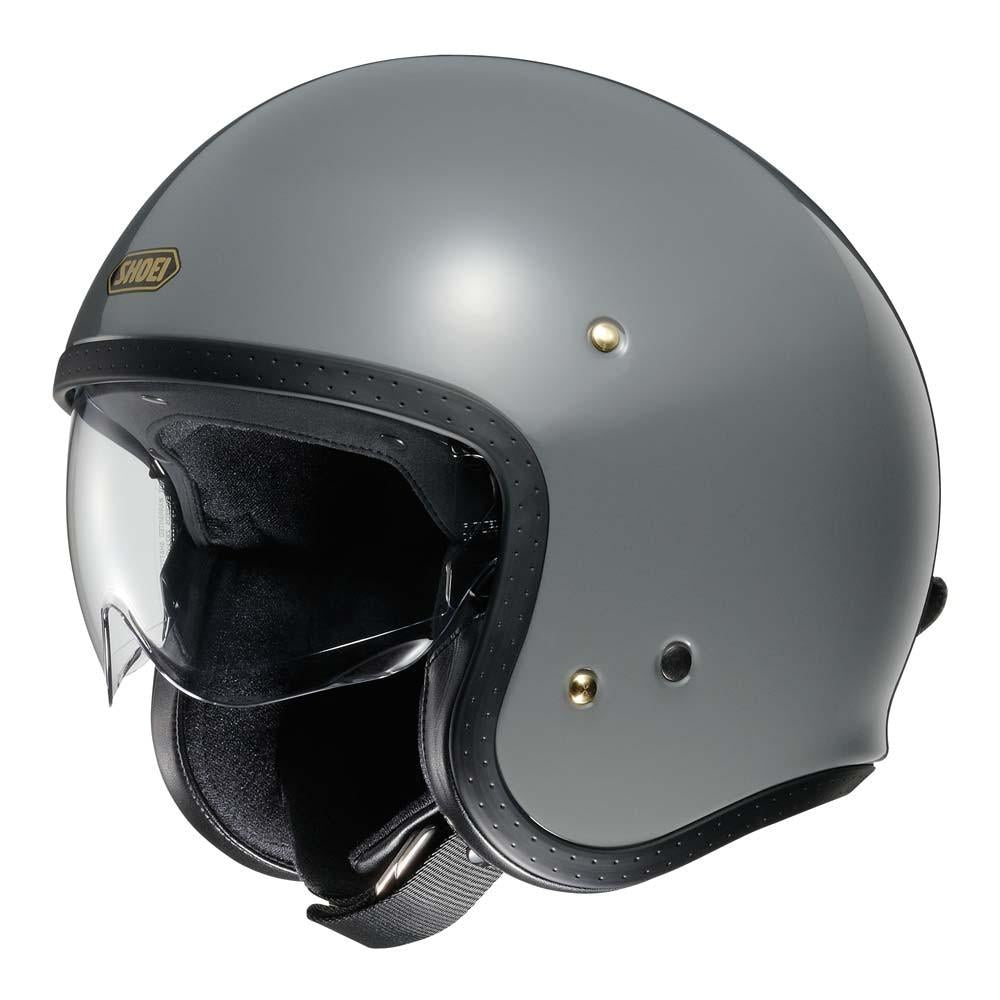 kedai jual helmet shoei original Shoei J O Vintage Open Face Solid Helmet – Motorangutan