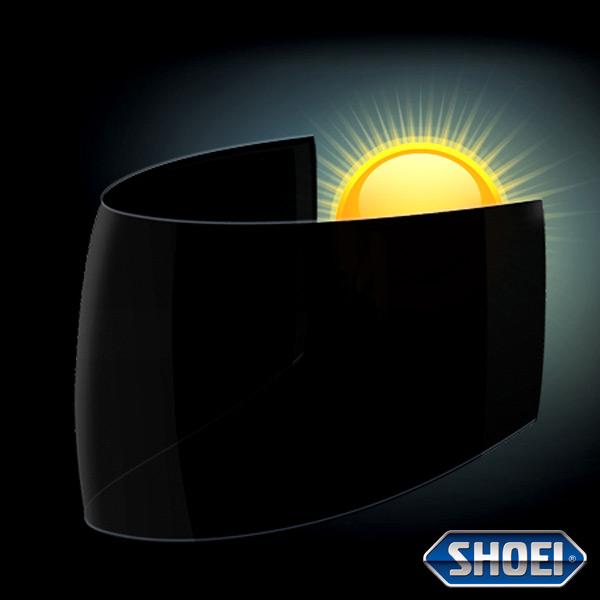 motorcycle helmet transition sheild shoei Shoei CWR-1 Photochromic Shield (RF-1200 and X-14) – Motorangutan