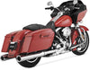 Vance & Hines Hi Output Slip-Ons - Chrome  (Harley Davidson)
