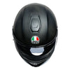 AGV SportModular Carbon Solid Adult Street Helmets-0100