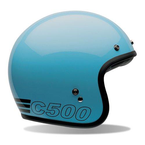 Bell Custom 500 Retro Blue Helmet