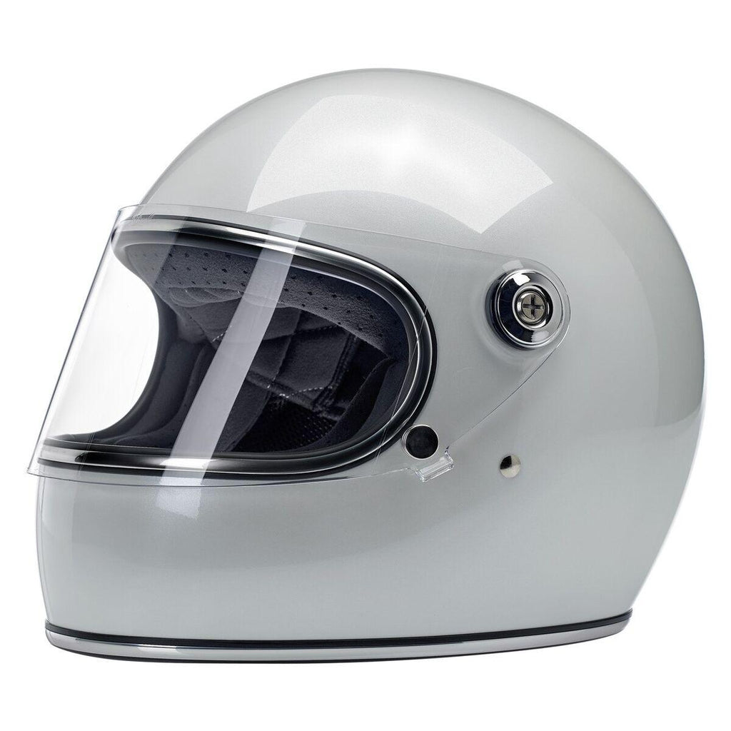 Biltwell Gringo S ECE Metallic Pearl White Helmet