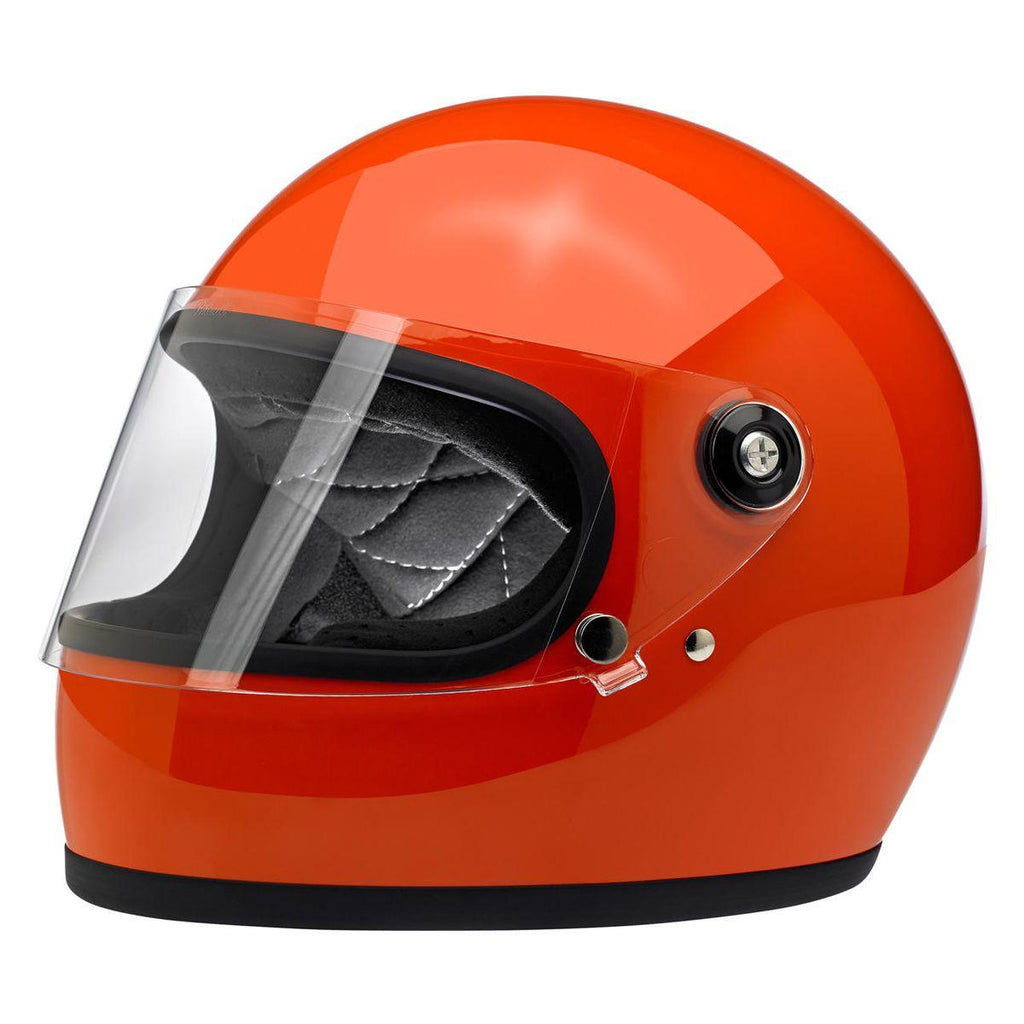 Biltwell Gringo S ECE Gloss Hazard Orange Helmet