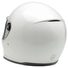 Biltwell Lane Splitter Gloss White Helmet