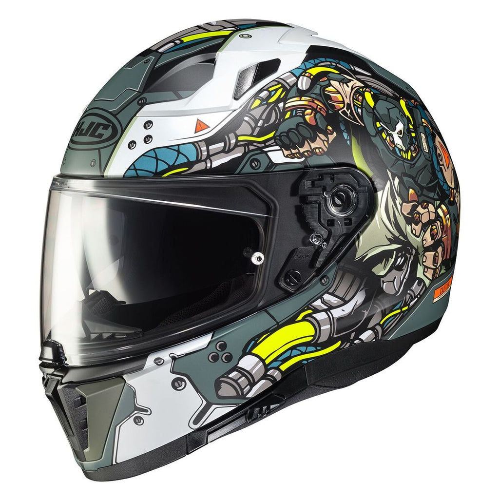 bane in biker helmet HJC i70 Bane DC Comic MC-4SF Helmet