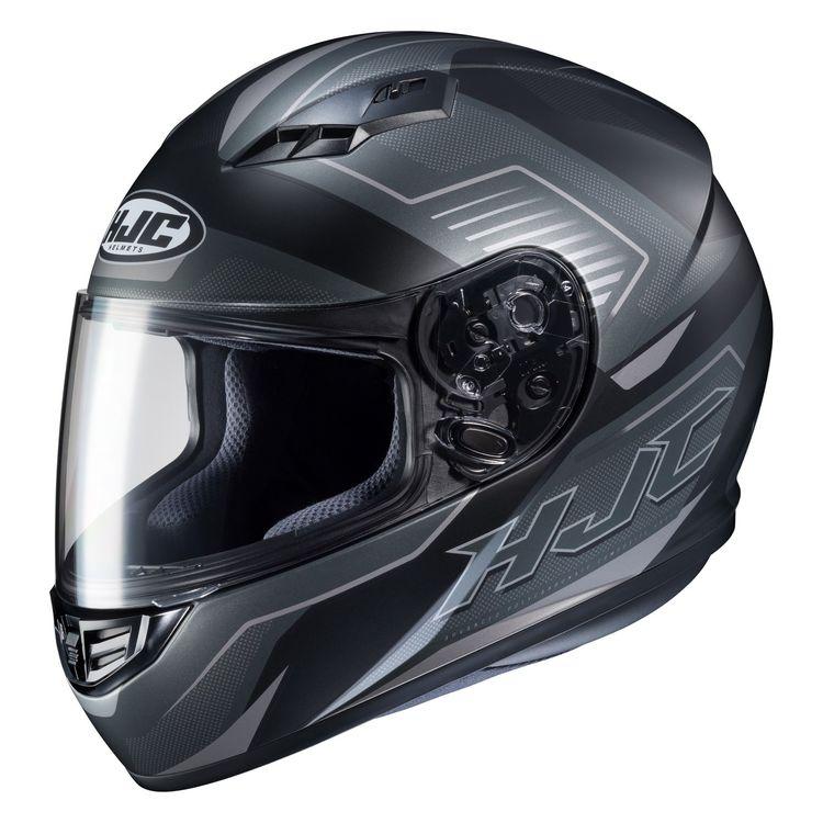HJC CS-R3 Trion Matte Black-Silver Helmet