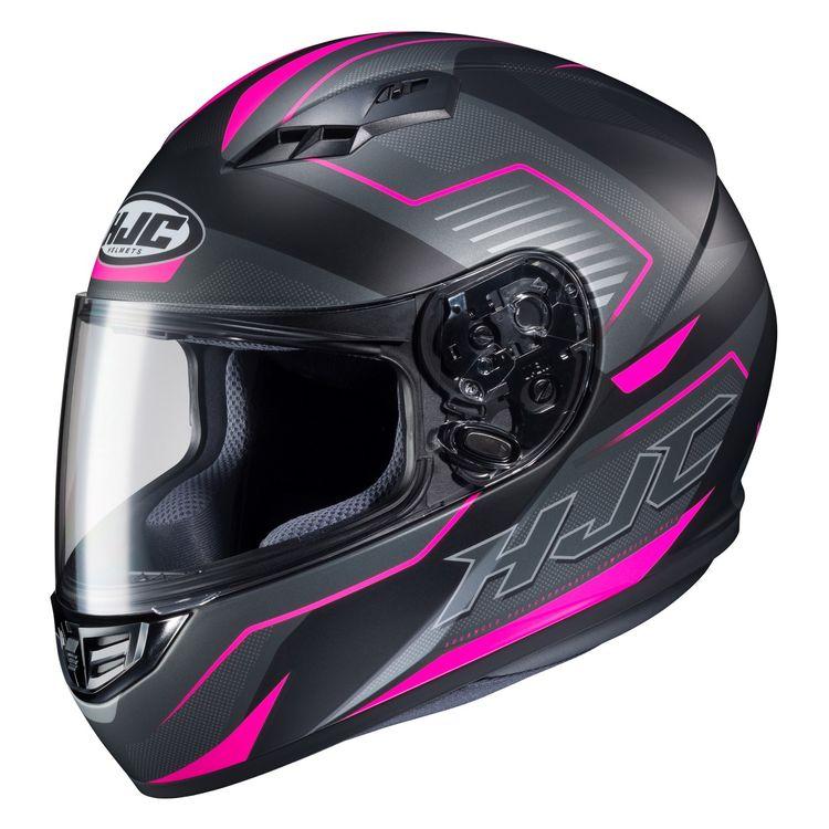 HJC CS-R3 Trion Matte Black-Pink Helmet
