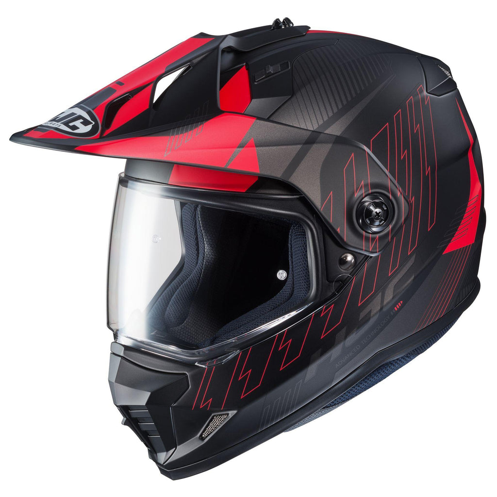 hjc ds x1 awing helmet HJC DS-X1 Gravity Black-Red MC-1SF
