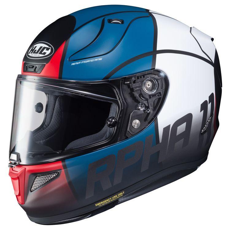 HJC Rpha 11 Pro Quintain Matte Blue-White-Red Helmet