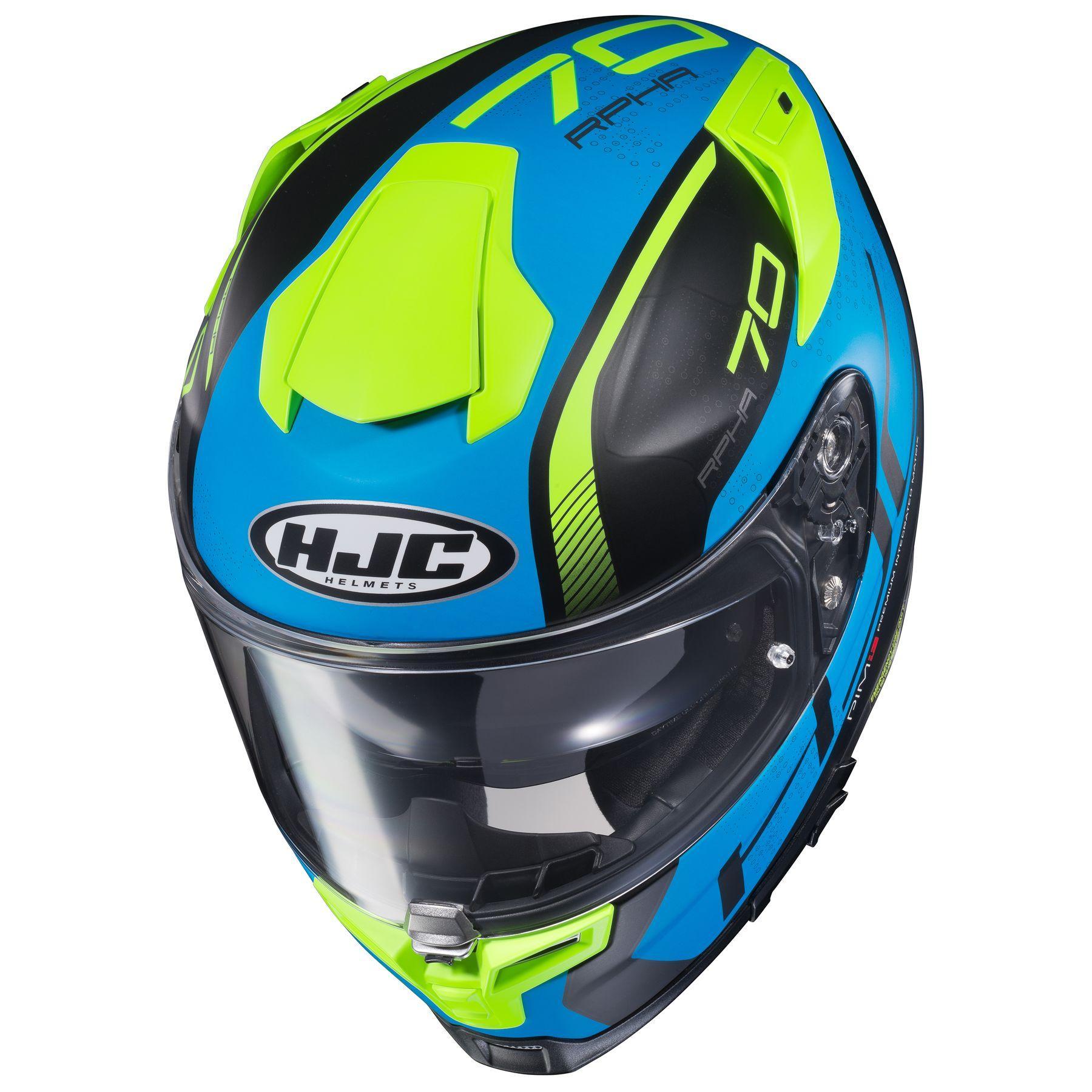 hjc 70 st helmet for sale HJC RPHA 70 ST Vias Black-Blue MC-2SF