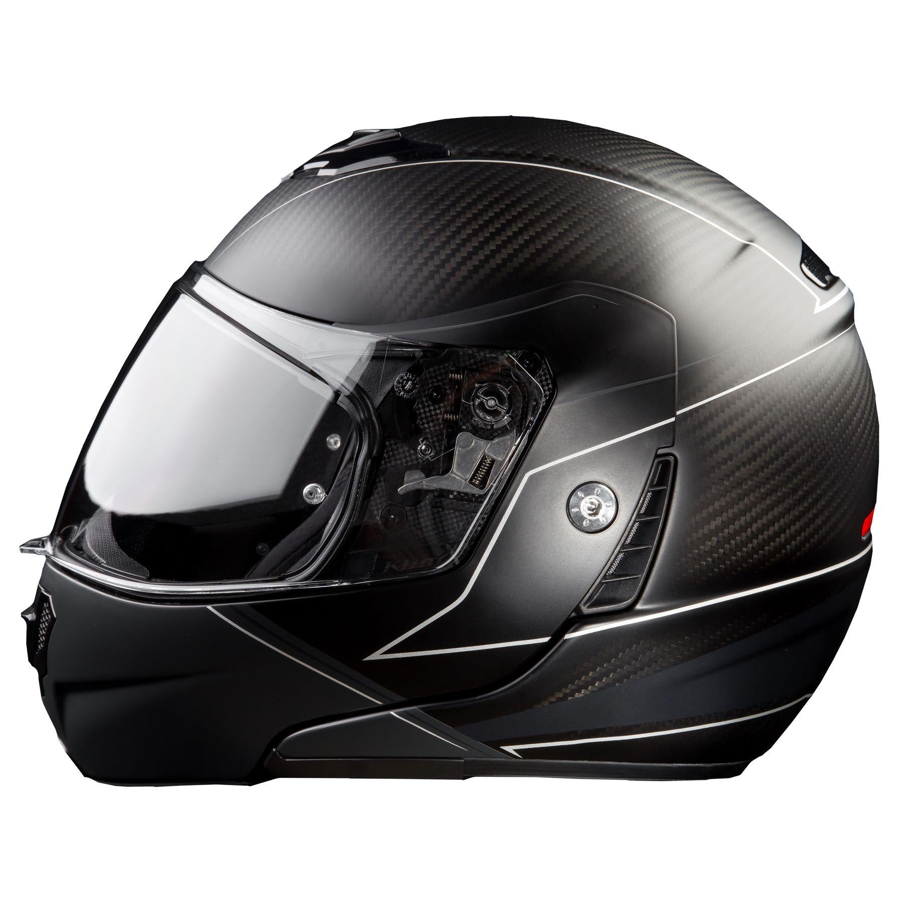 carbon fiber motorcycle modular helmet Klim TK1200 Karbon Modular Helmet Skyline Matte Black – Motorangutan