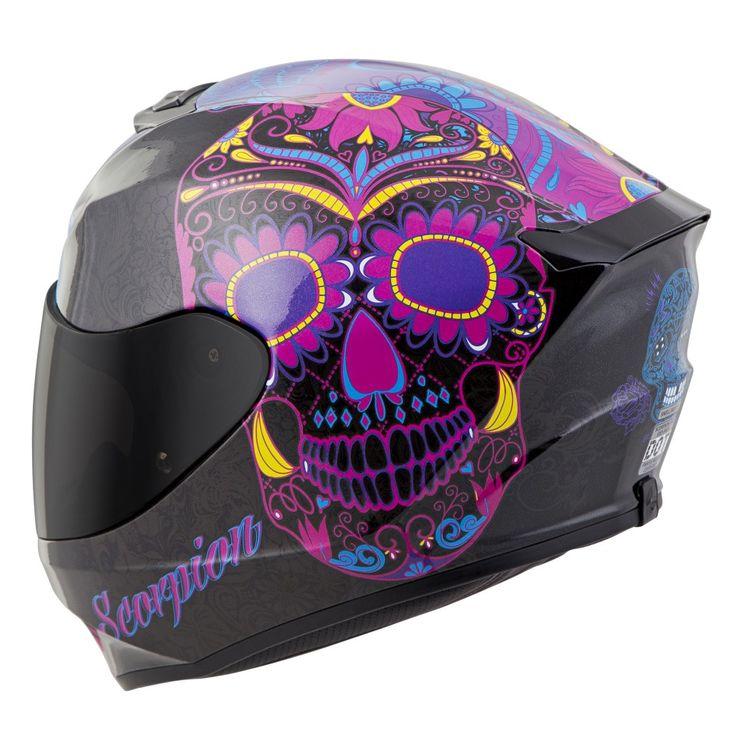 Scorpion EXO-R420 Sugarskull Pink – Motorangutan
