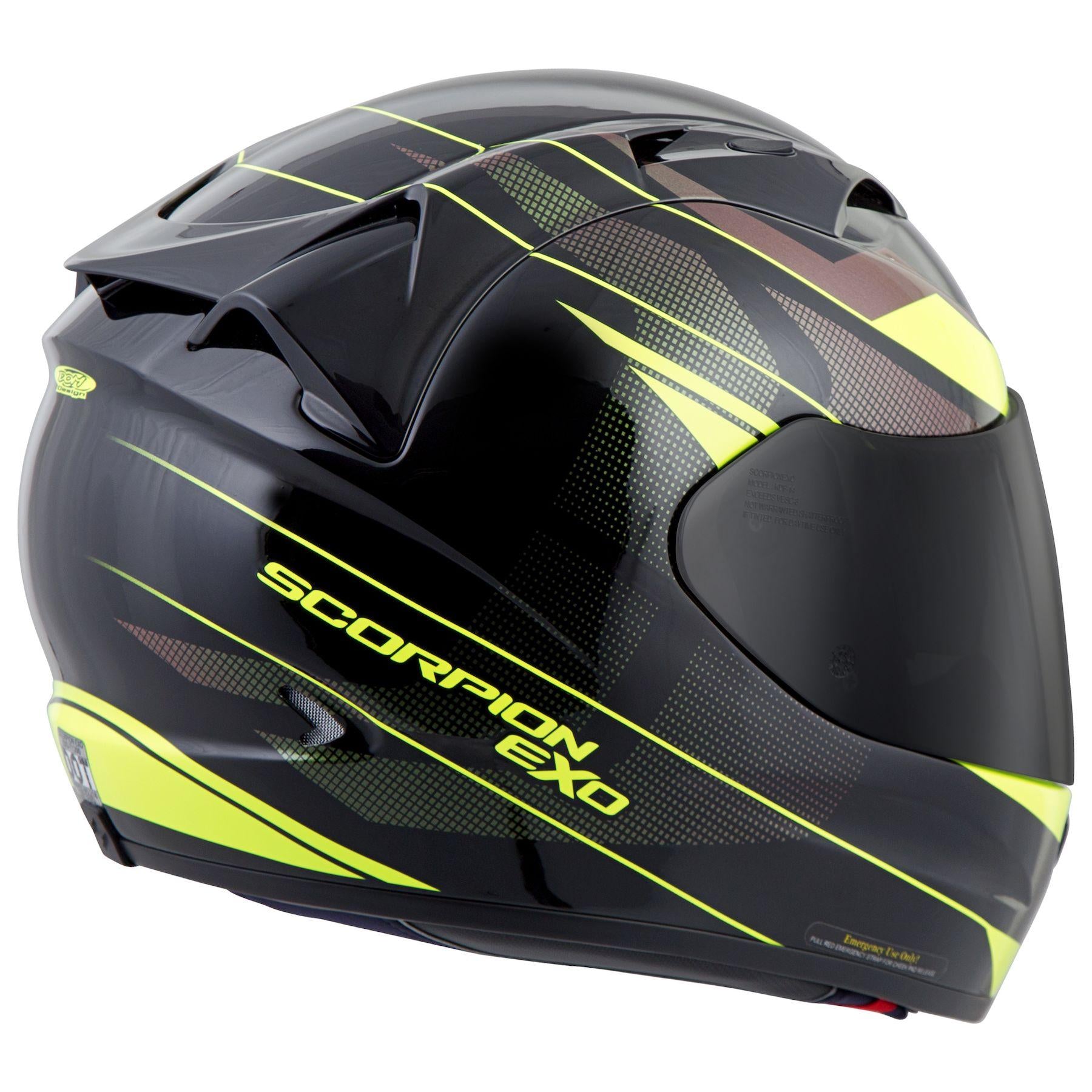 helmet scorpion shuttle neon Scorpion EXO-T1200 Mainstay Black-Neon – Motorangutan