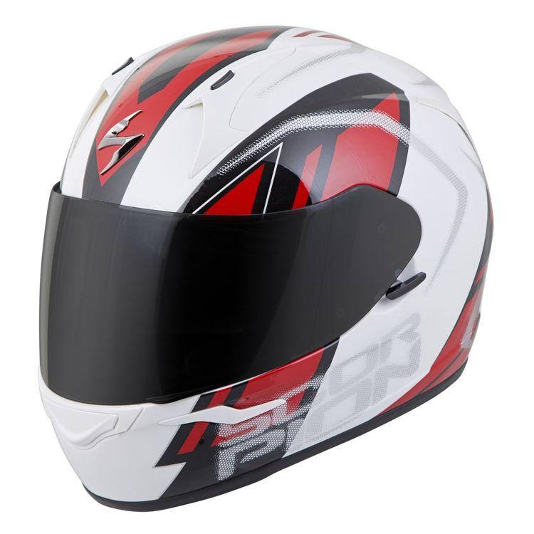 Scorpion EXO-R320 Endeavor White-Red Helmet