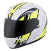 Scorpion EXO-R320 Endeavor White-Neon Yellow Helmet